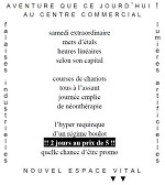 Revue de création "Le Ventreet l'oreille" - Poème "2 jours pour le prix de 5" - Fabien Maréchal